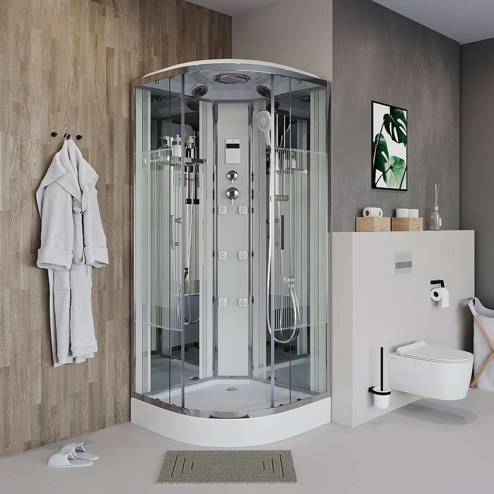 Душевая кабина Niagara Ultra 120x120 NG-7012-01 с гидромассажем