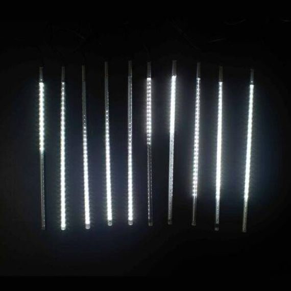 Гирлянда Тающие сосульки 10 шт., 24В, 10*0.5 м., белый, черный провод, без блока питания, TeamProf (960703)