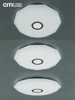 Citilux Диамант Смарт CL713A80G Умная люстра Хром