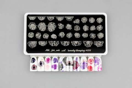 Пластина Arti for you with Swanky Stamping 014