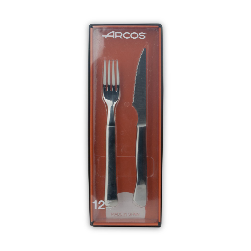 Набор столовых приборов для стейка на 6 персон Arcos Steak Knives Испания упаковка