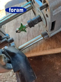 Фреза кромочная калевочная, FORAM, R3, хвостовик 8мм, подшипник 12,7мм