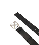 Кожаный ремень ARROW OFF-WHITE - черный(OMRB131C 99LEA001)