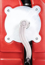 Передвижная заправочная станция 100л ТОПБАК, красный