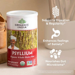 Organic India, подорожник, клетчатка из цельной шелухи, 340 г (12 унций)