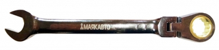 Ключ трещоточный с шарниром 19мм МАЯКАВТО™ 75719ф