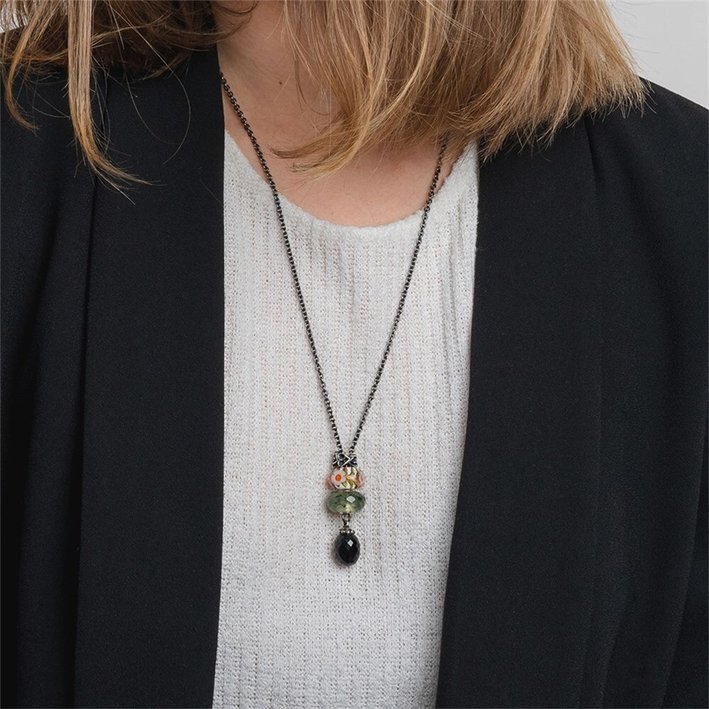 Бусина "Счастливые цветы"