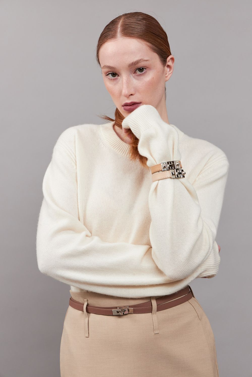 ТОНКИЙ РЕМЕНЬ В ДВА ОБОРОТА CARAMEL