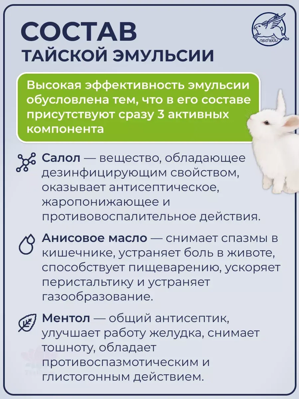 Белый кролик от изжоги и похмелья 2 по 50 мл