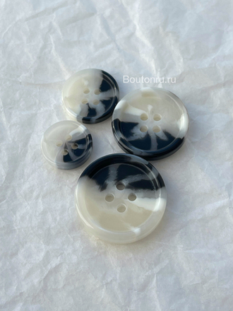 Пуговицы серо-черные с прожилками На Прокол9