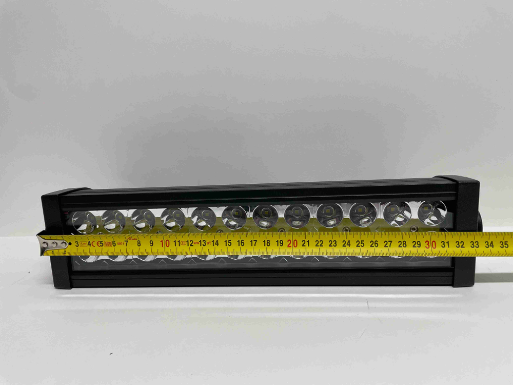 72W (HM) / Светодиодная балка, 72W, 33 см, дальний свет, боковые крепления, projector (1 шт.) =