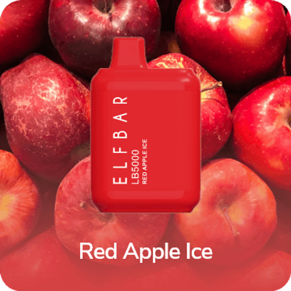 Elf Bar LB5000 - Red Apple Ice (5% nic)