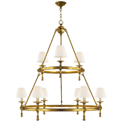 Люстра Visual Comfort Classic Two-Tier Ring Chandelier