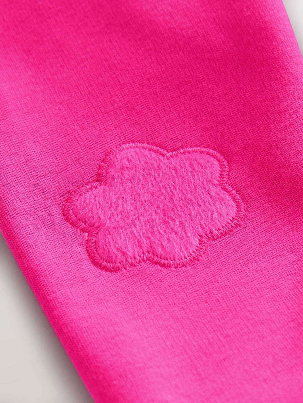 Легинсы с флисовой подкладкой и вышивкой для девочки Next E51-646, Фуксия