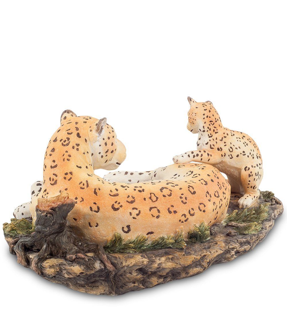 Veronese WS-702 Статуэтка «Леопард с детенышем»
