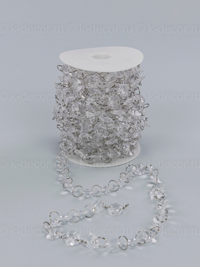 Бусы акриловые 10м