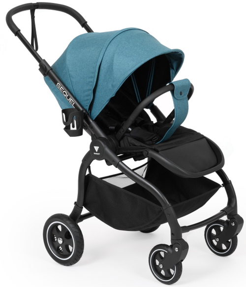 Детская прогулочная коляска Emmet Sequel SQL-02 Бирюзовый / (Turquoise)