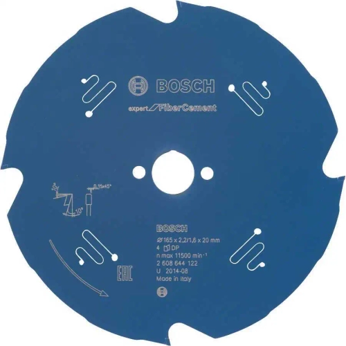 Пильный диск Expert for Fibre Cement 165x20x2,2 мм BOSCH 2608644122