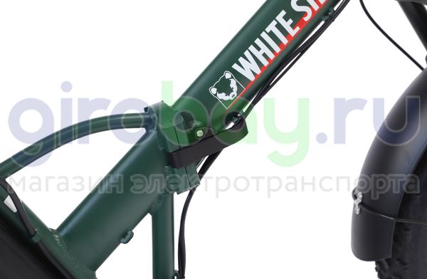 Электровелосипед WHITE SIBERIA SLAV PRO 1000W 48V/13A Elki Green (зеленый)