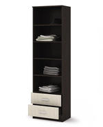 Машенька ШК 201 Шкаф с полками и 2 ящика Венге / Дуб белфорт