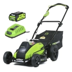 Аккумуляторная газонокосилка Greenworks G40LM45K2 40В (1 x 2 Ач, ЗУ) нож 45 см, 2500107UA