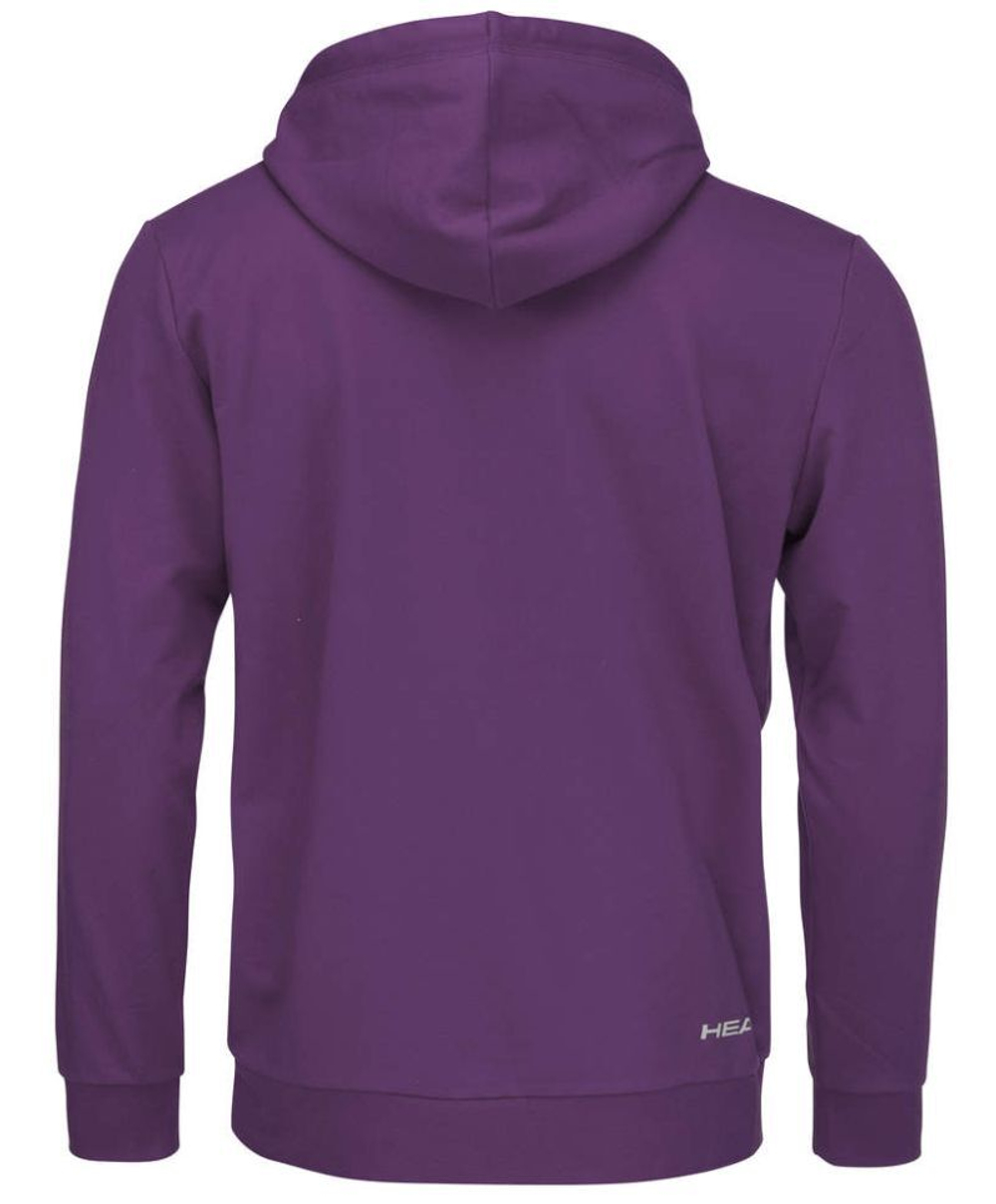 Мужская теннисная кофта Head Club Byron Hoodie - Фиолетовый