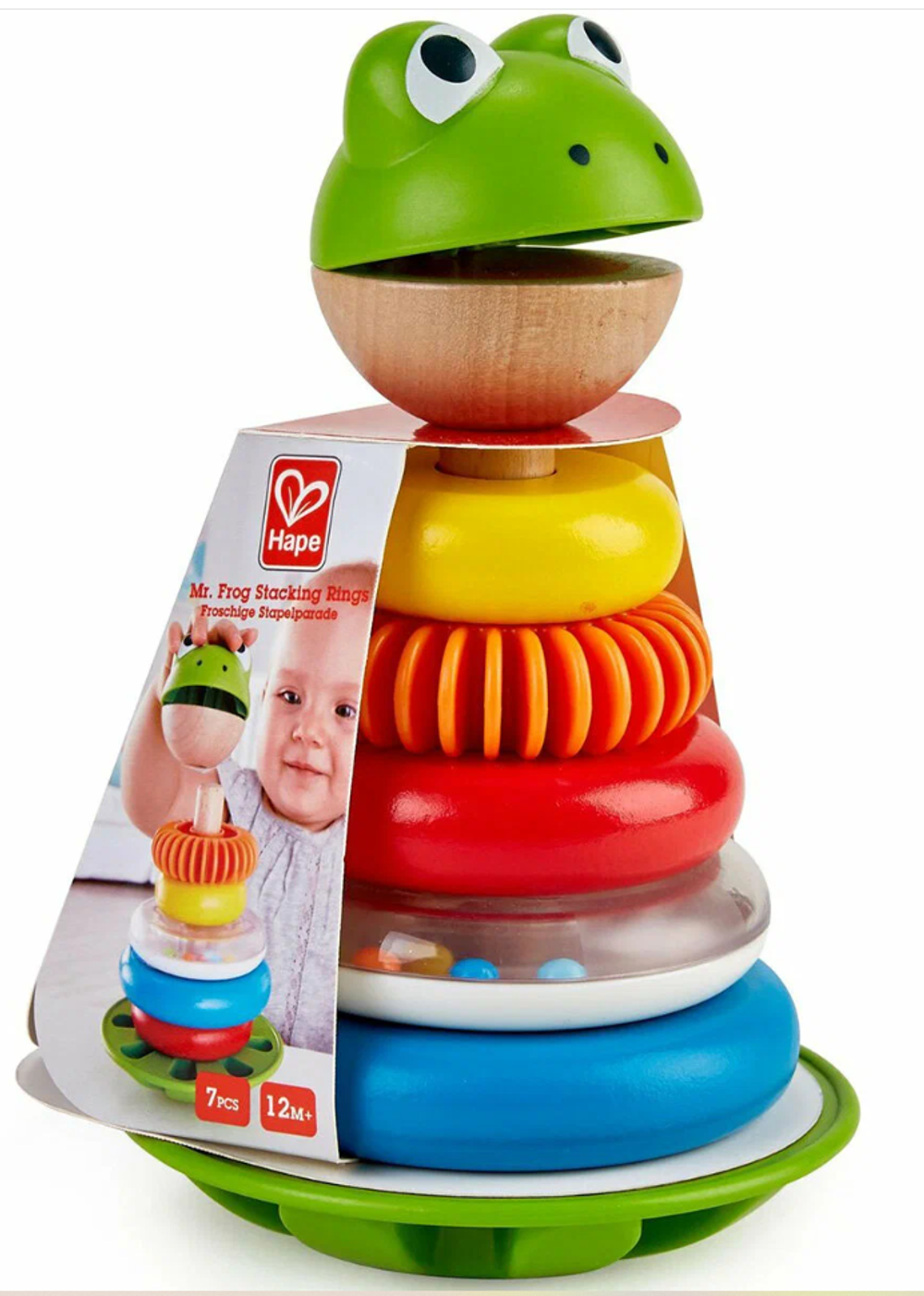 Детская развивающая пирамидка "Мистер Лягушка"