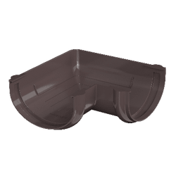 ТН ОПТИМА угол желоба 90°, темно-коричневый