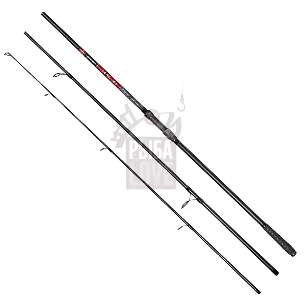 Карповое удилище Brain Classic Carp 3.90м 3.5lb 150 г