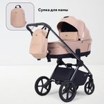 Детская коляска Rant Falcon Soft Therm 3 в 1 с автокреслом Evomax Black Beige