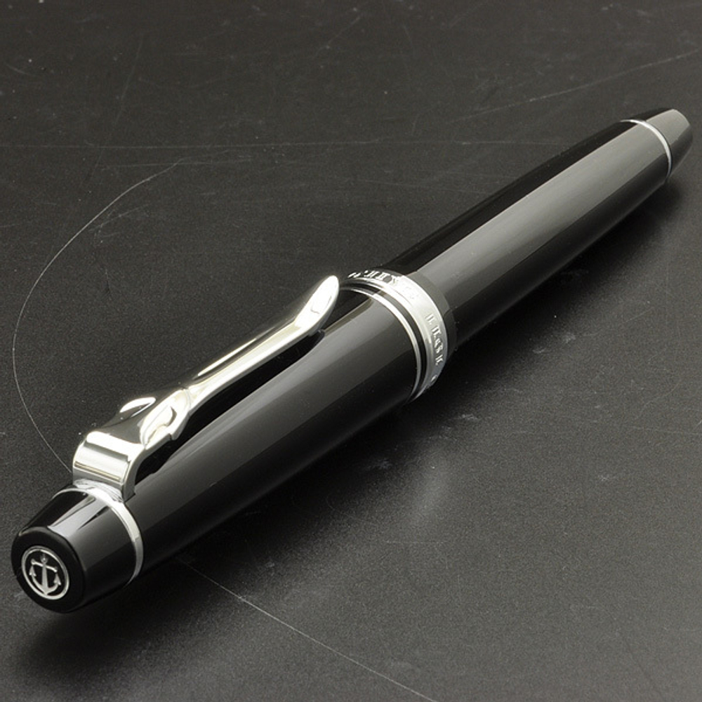 Перьевая ручка Sailor ProGear II Sigma Slim (черная/хром; перо Bold H-B)