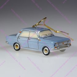 Фарфоровая ёлочная игрушка автомобиль 412