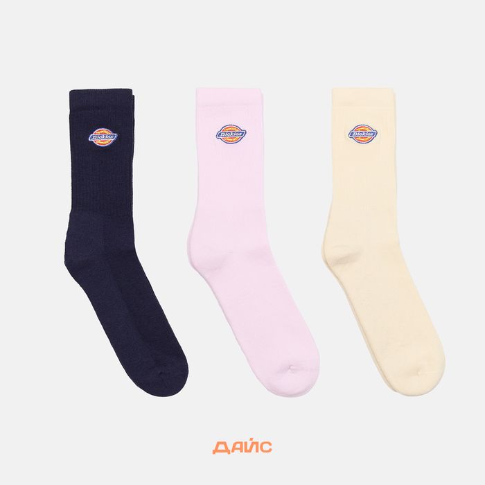 Носки Dickies Valley Grove Socks 3 Pairs артикул:DK0A4X82L171 - купить в магазине Дайс