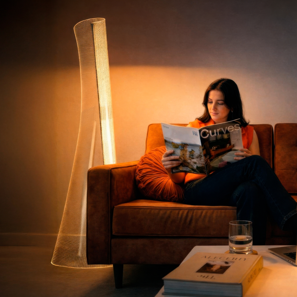 738754 Торшер VARESE 30W LED 1900LM 380G ХРОМ 3000K