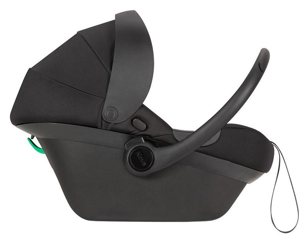 Коляска Carrello Vector CRL-6550 Nova DK791 Grey Line с базой Isofix 3 в 1 Pearl Black