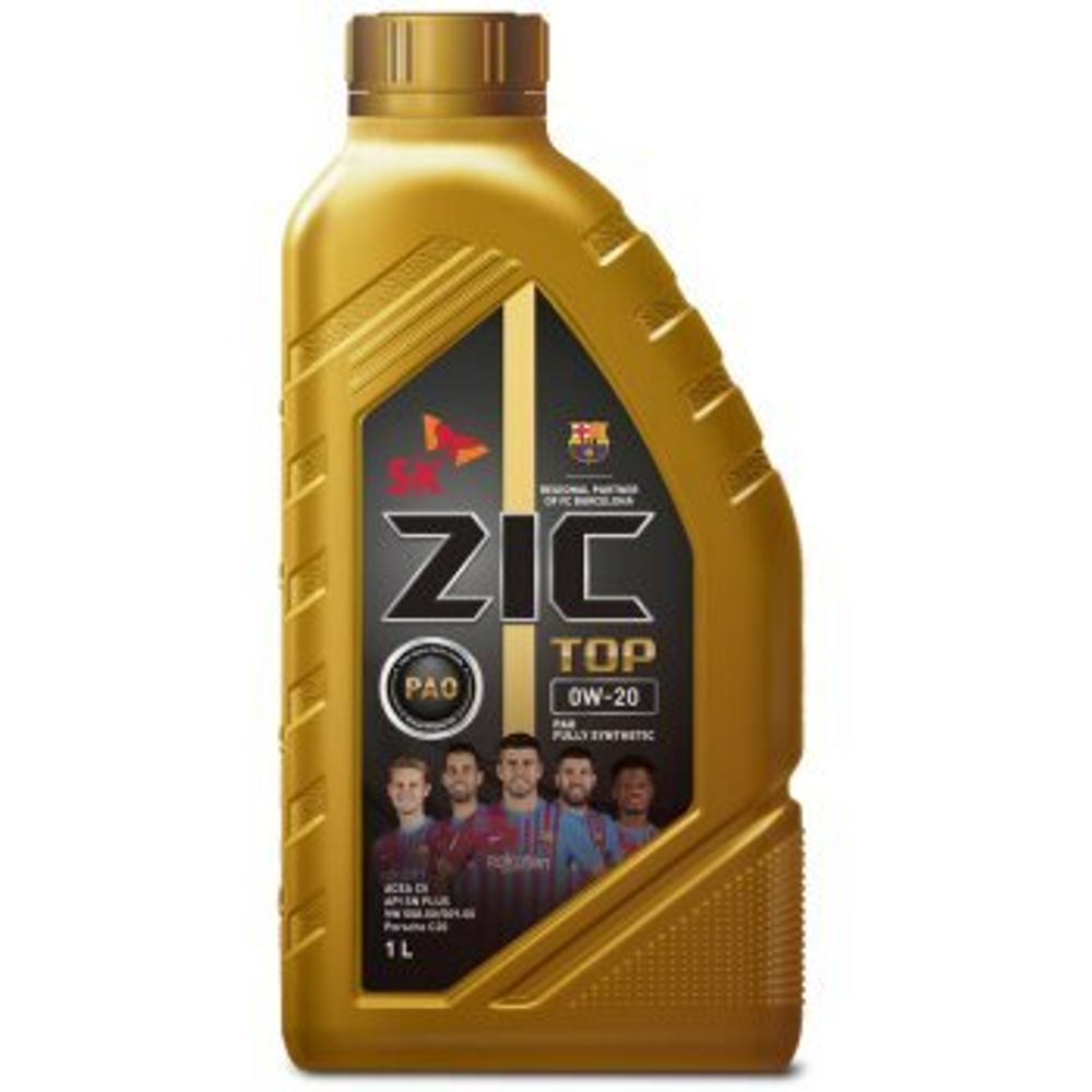 Масло моторное ZIC TOP 0w20 SN Plus, ACEA C5 1л