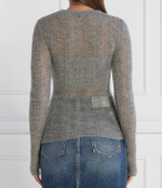 Хлопковый свитер Pinko - серый(102244 A1BE)