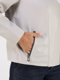 Кожаная куртка демисезонная косуха