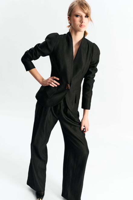 Комплект жакет - брюки 1275 черный