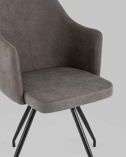 Стул Слинг вращающийся серо-коричневый 2 шт