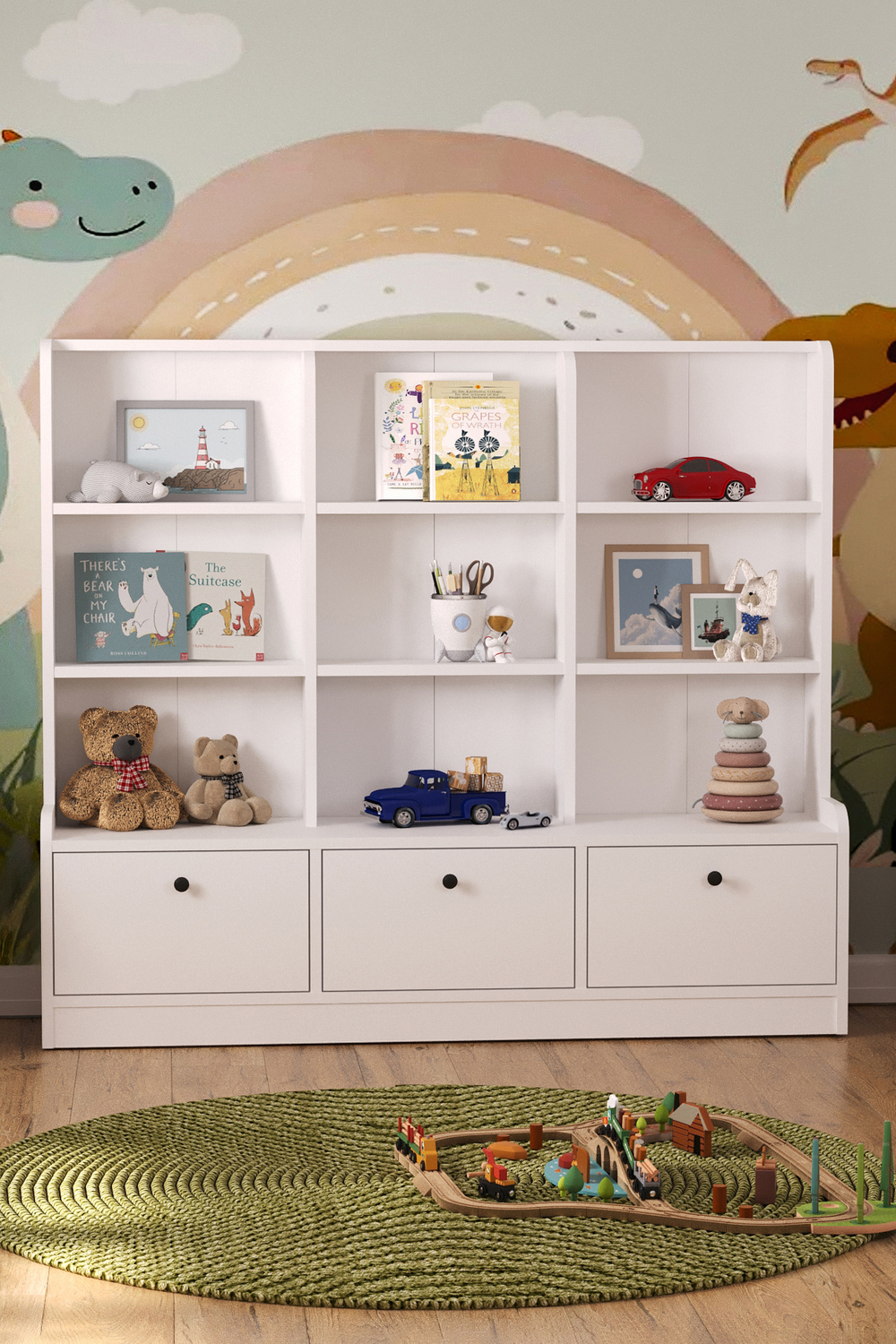 Шкаф для игрушек DEMET - белый