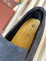 Лоферы Loro Piana Summer Walk с мехом