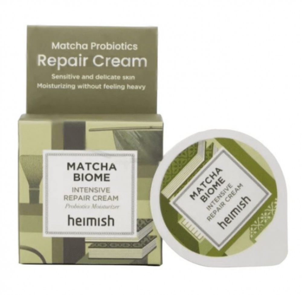 Крем для лица восстанавливающий с пробиотиками Heimish Matcha Biome Intensive Repair Cream