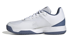 Детские теннисные кроссовки Adidas Courtflash K - White