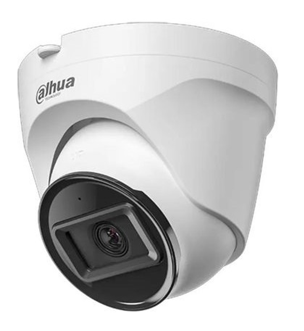 IP-камера Dahua DH-IPC-T1E20P-A-0280B купольная уличная 2 Мп, 2.8 мм, ИК 30 м, PoE