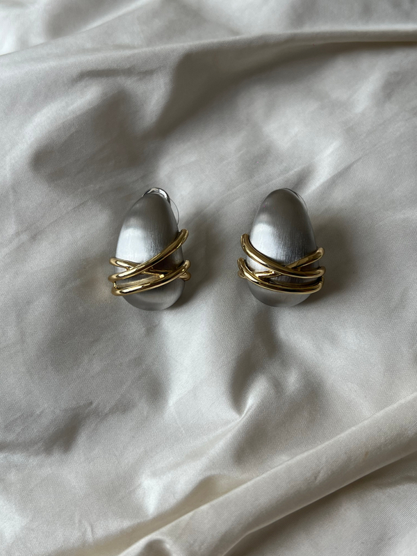 Серьги имиджевые капля