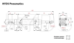 DSBC-100-80-T-PPV-A-N3 Пневмоцилиндр с двусторонним штоком