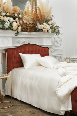 Простыня 260х280 German Grass Silk Bliss Creamy White