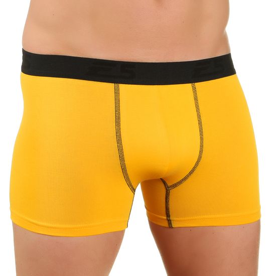 Мужские трусы боксеры желтые E5. 015