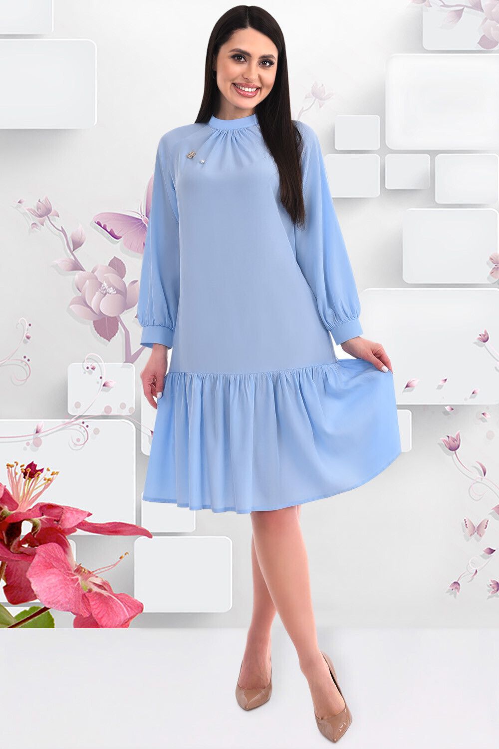 Платье Натали (скай) Brividi (Акция)